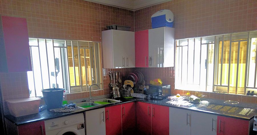 K�che vom Einfamilienhaus in Accra