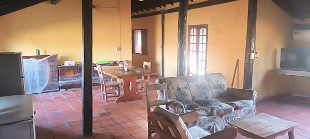 Wohnbereich vom Farmhaus in Pozo Colorado