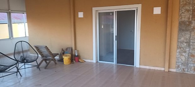 Terrasse vom Gstehaus der Estancia