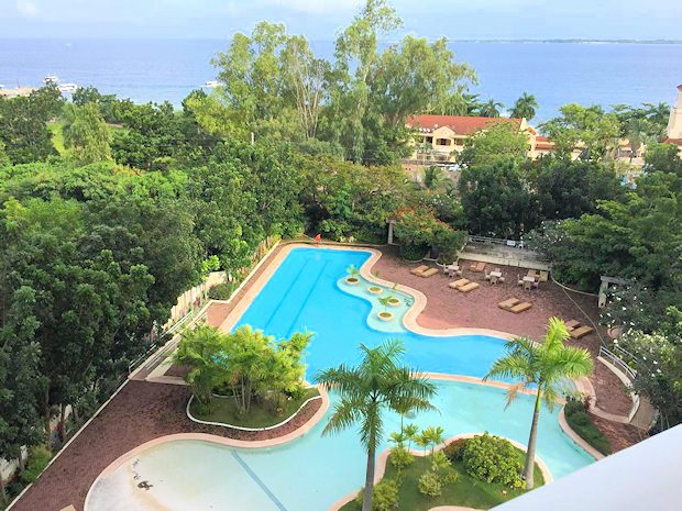 Ausblick vom Apartment in Mactan
