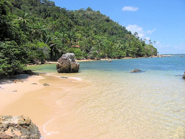 Strand der Grundstcke bei Morro de Sao Paulo