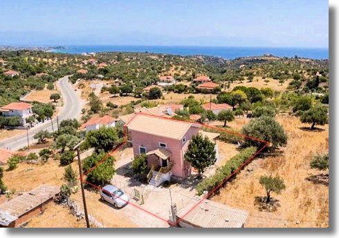 Haus in Methoni Peloponnes