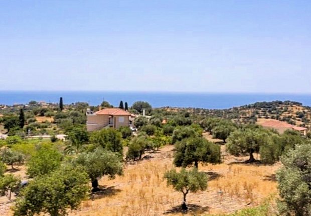 Ausblick zum Meer des Hauses