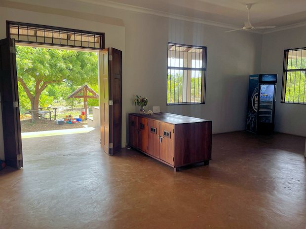 Wohnbereich der Villa in Tansania
