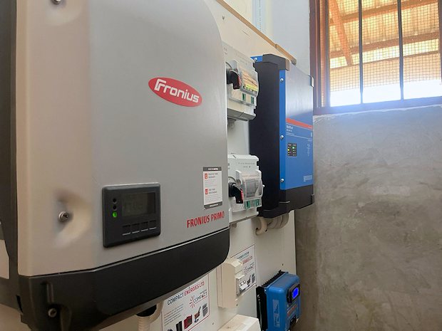 Solaranlage des Hauses