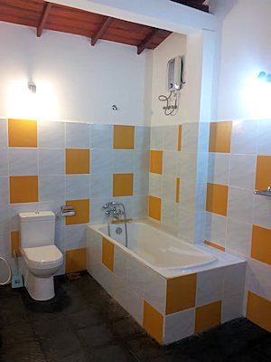 Badezimmer im Hotel