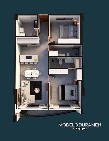 Apartment mit 3 Zimmer in Mazatlan