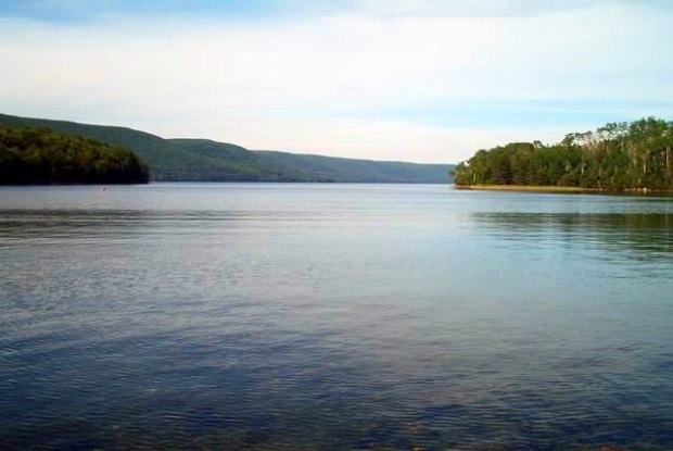 Bras d'Or Lake auf Cape Breton Island Bras d'Or Lake auf Cape Breton Island