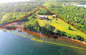 Grenzen vom Grundstück des Einfamilienhauses Grenzen vom Grundstück des Einfamilienhauses