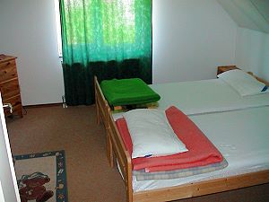 Schlafzimmer vom Wochenendhaus in Posterholt Niederlande