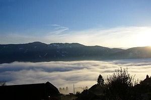 Ausblick vom Ferienhaus