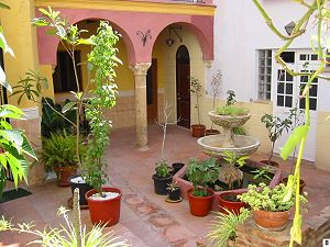 Patio, Innenhof vom Stadthaus