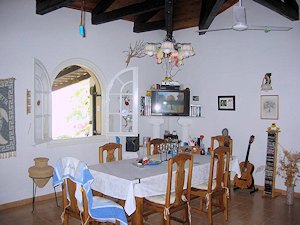 Wohnzimmer der Villa