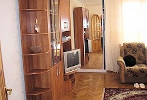 Wohnzimmer der Eigentumswohnung in Kiew