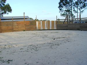Roundpen der Pferderanch