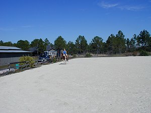 Reitplatz der Ranch