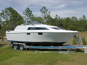 Boot zur Pferderanch