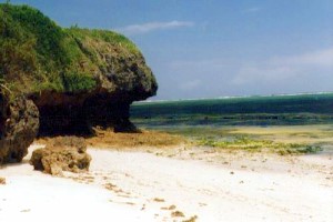 Strand von Mtwapa 250 m vom Ferienhaus entfernt