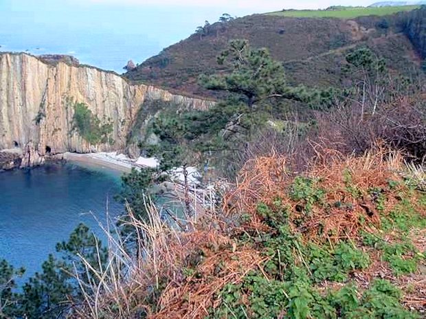 Kste unweit der Baugrundstcke in Santa Marina Cudillero