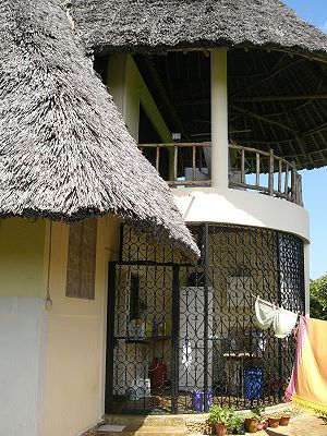 Eingangsberteich der Cottage