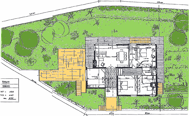 Grundstck vom Einfamilienhaus bei Pisa