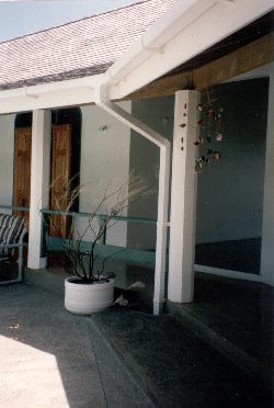 Terrasse vom Ferienhaus