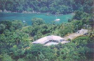 Ferienhaus am Meer der Insel Tobago