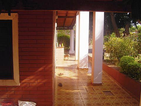 Terrasse vom Wohnhaus in Fernando de la Mora Asuncion