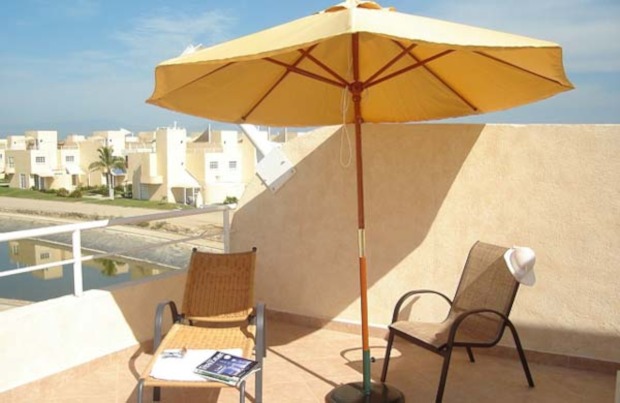 Terrasse vom Ferienhaus bei Acapulco