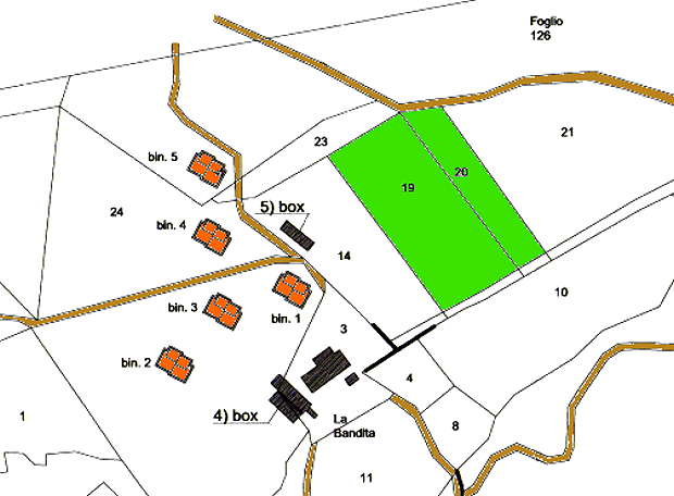 Grundstck bei Querceto