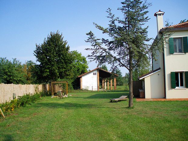 Garten vom Wohnhaus in Venedig