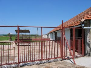 Stallungen der Reitanlage Stallungen der Reitanlage