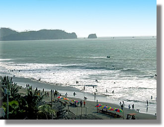 Hotel am Strand von Ecuador bei Esmeraldas