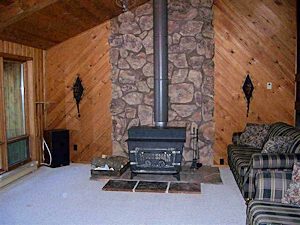 Kaminecke im Einfamilienhaus Kaminecke im Einfamilienhaus