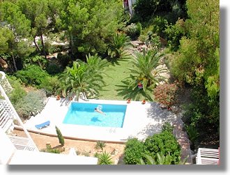 Villa Penthouse mit Pool in Paguera Mallorca