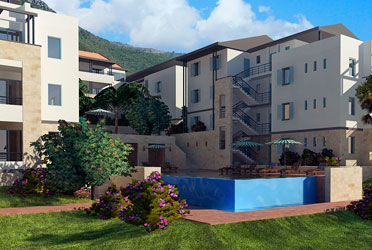 Ferienapartments an der Kste von Djenovici Montenegro