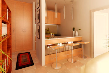 Kche der Ferienwohnung