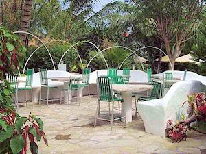 Auenterrasse vom Hotel in Bayahibe