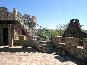 Burganlage vom Hotel