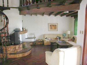 Wohnzimmer der Villa bei Caacupe Paraguay
