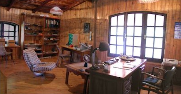 Arbeitszimmer der Villa