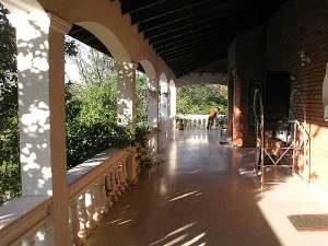 Terrasse vom Wohnhaus