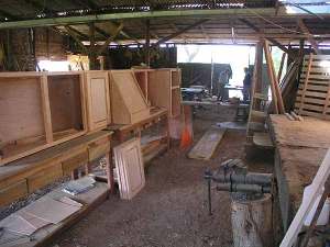 Schreinerei bei Asuncion Cordillera