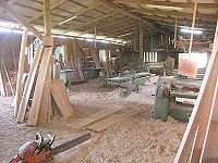 Schreinerei Tischlerei der Ferienanlage bei Caacupe Paraguay