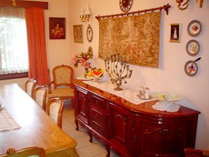 Essdiele der Villa in Nazareth Paraguay