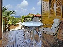 Terrasse vom Ferienhaus