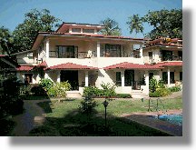 Villa mit Meerblick Haus in Candolim Valley Goa Indien