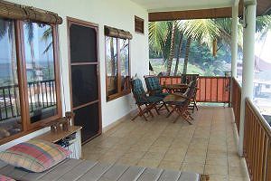 Balkon vom Einfamilienhaus