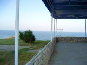 Terrasse der Gaststtte