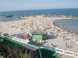 Strand und Meer nah der Gaststtte